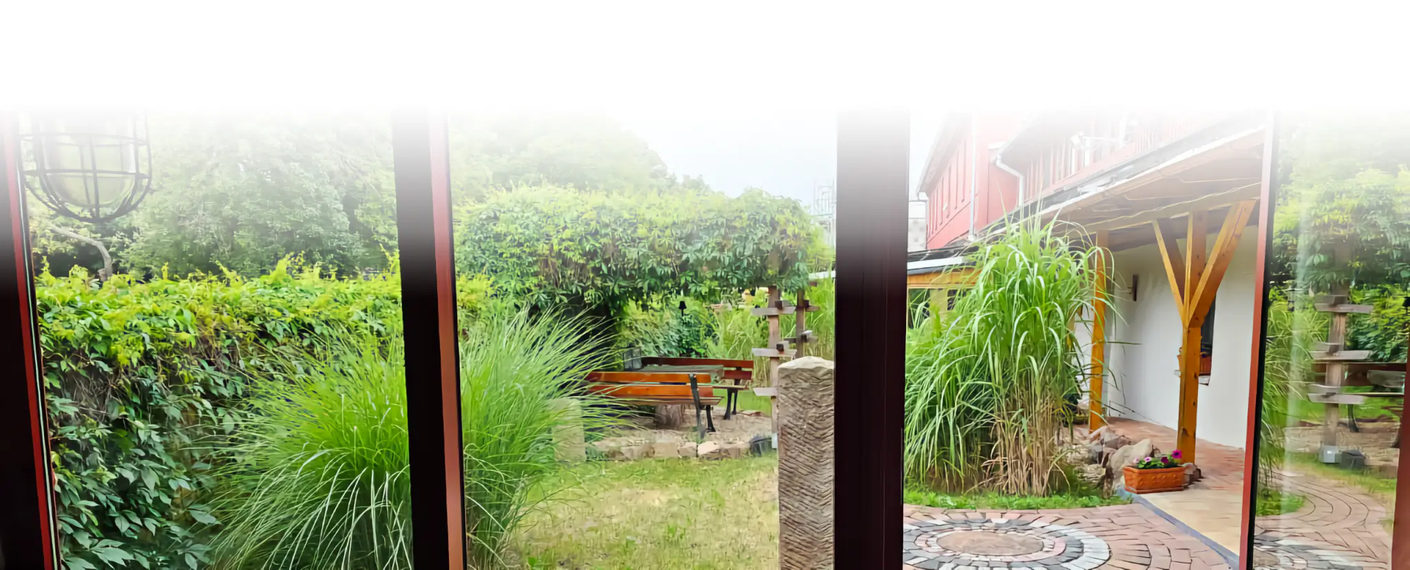 Garten im Wolkentor ZEN-Tempel, Halle